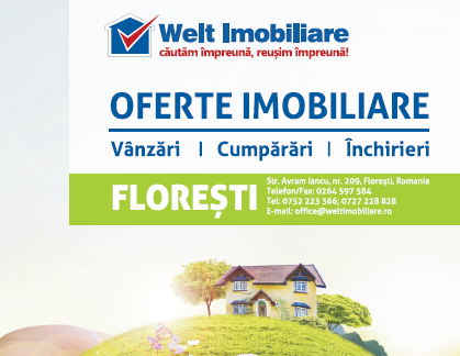 Din 2 decembrie 2013  și în Florești! Cautăm împreună, reușim împreună!